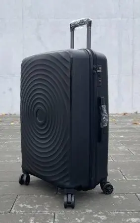 Чемодан Bizon H10 черный средний М без расширения Чемодан Bizon H10 черный средний М без расширения