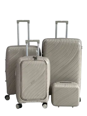 Чемодан Freedom Volna бежевый L (большой) с расширением