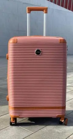 Чемодан MyBag Combo розовый М средний с расширением Чемодан MyBag Combo розовый М средний с расширением