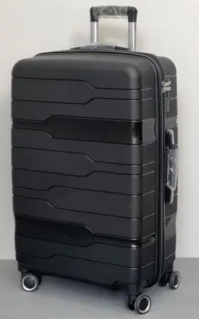 Чемодан Bizon H002 черный L большой без расширения