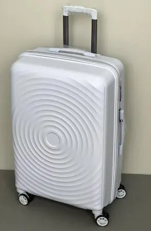 Чемодан Bizon H10 серый М средний без расширения Чемодан Bizon H10 серый М средний без расширения