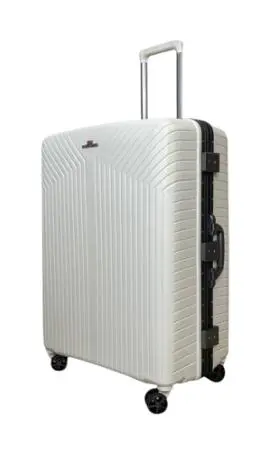 Чемодан Mironpan Premium белый L большой