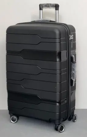 Чемодан Bizon H002 черный S ручная кладь без расширения Чемодан Bizon H002 черный S ручная кладь без расширения