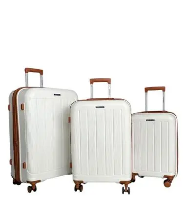 Чемодан Mironpan Travel молочный М средний Чемодан Mironpan Travel молочный М средний