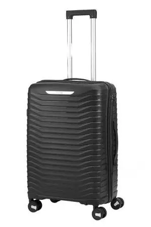 Чемодан MyBag черный S ручная кладь с расширением