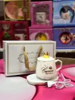 Кружка с подогревом 55 градусов, 350 мл, белая