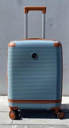 Чемодан MyBag Combo голубой М средний с расширением Чемодан MyBag Combo голубой М средний с расширением
