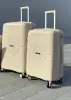 Чемодан MyBag Krug молочный М средний с расширением Чемодан MyBag Krug молочный М средний с расширением