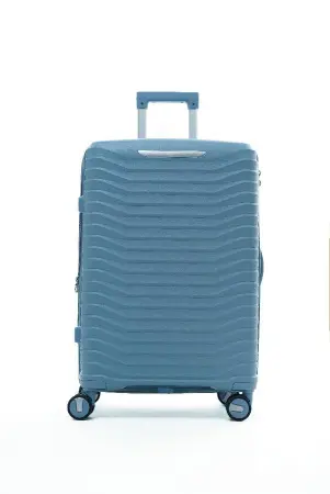 Чемодан MyBag голубой М средний с расширением Чемодан MyBag голубой М средний с расширением