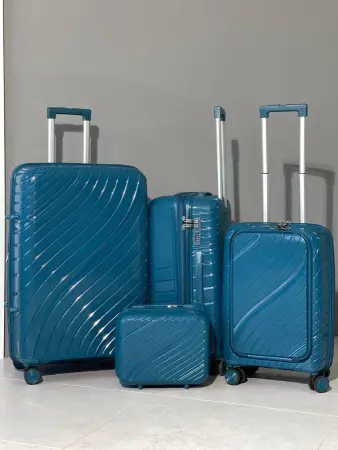 Чемодан Freedom Volna бирюзовый L большой 