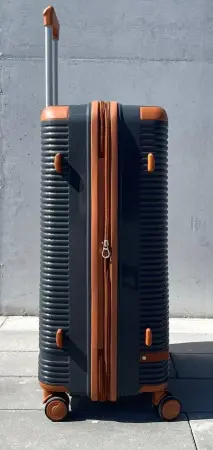 Чемодан MyBag Combo темно-серый S ручная кладь с расширением