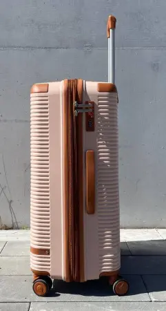 Чемодан MyBag Combo персиковый S ручная кладь с расширением