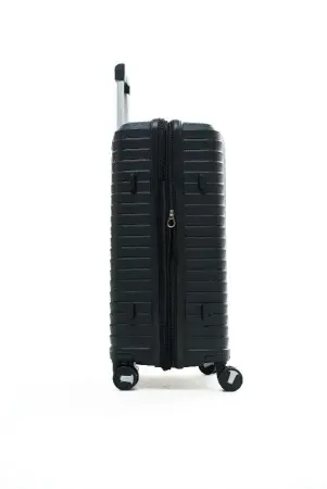 Чемодан MyBag черный S ручная кладь с расширением