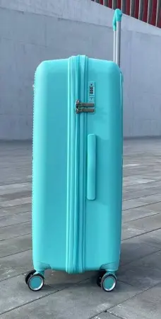 Чемодан Lufi  мятный S ручная кладь без расширения