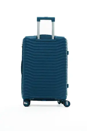 Чемодан MyBag бирюзовый М средний с расширением Чемодан MyBag бирюзовый М средний с расширением