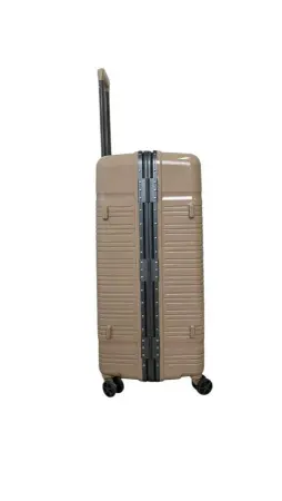 Чемодан Mironpan Premium XL бежевый, L (большой) без расширения