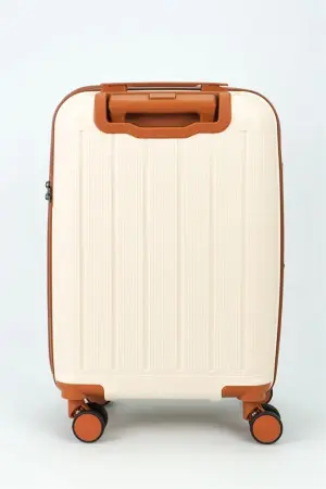 Чемодан Mironpan Travel молочный М средний Чемодан Mironpan Travel молочный М средний
