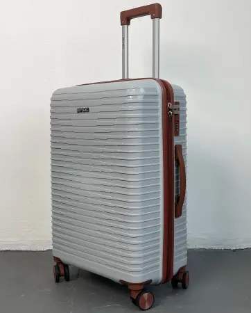 Чемодан MyBag Urban светло-серый М средний без расширения Чемодан MyBag Urban светло-серый М средний без расширения