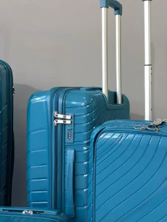 Чемодан Freedom Volna бирюзовый L большой 