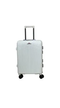 Чемодан Mironpan Premium белый М (средний) Чемодан Mironpan Premium белый М (средний)