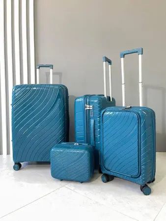 Чемодан Freedom Volna бирюзовый L большой 