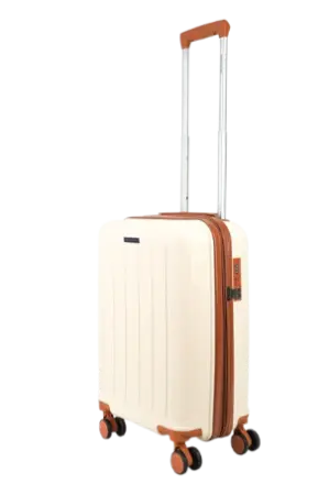 Чемодан Mironpan Travel молочный М средний Чемодан Mironpan Travel молочный М средний
