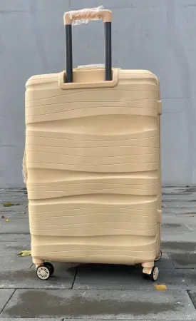 Чемодан Bizon H004 сливочный L большой без расширения