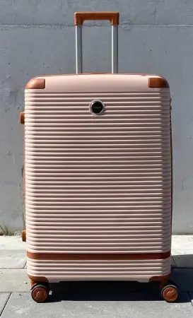 Чемодан MyBag Combo персиковый М средний с расширением Чемодан MyBag Combo персиковый М средний с расширением