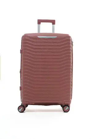 Чемодан MyBag  розовый М средний без расширения Чемодан MyBag  розовый М средний без расширения