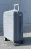 Чемодан Bizon H003 серый М средний без расширения Чемодан Bizon H003 серый М средний без расширения