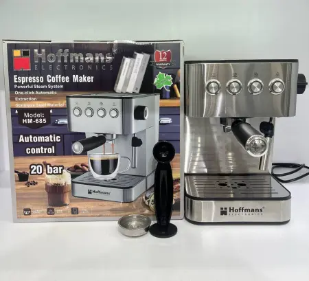 Кофемашина - кофеварка рожковая Hoffmans HM-685
