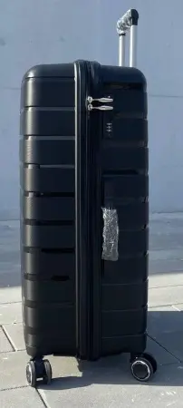 Чемодан Bizon H003 черный L большой без расширения