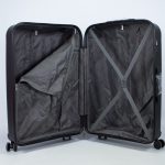 Внутренняя организация открытого чемодана - демонстрация отделений