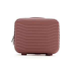 Бьюти кейс из полипропилена розовый вид спереди