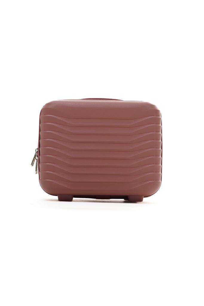 Бьюти кейс из полипропилена розовый вид спереди