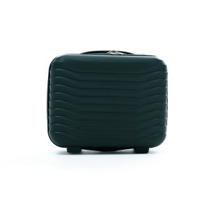 Бьюти кейс из полипропилена темно-серый вид спереди