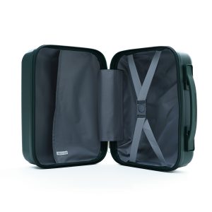 Бьюти кейс из полипропилена темно-серый вид внутри