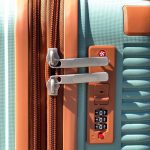 Замок TSA в корпусе чемодана - демонстрация