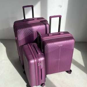 Чемодан Mironpan Line фиолетовый, S (ручная кладь) – Миниатюра 6 Чемодан Mironpan Line фиолетовый, S (ручная кладь) – Миниатюра 6