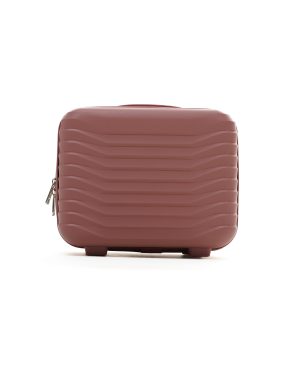 Бьюти кейс из полипропилена розовый вид спереди