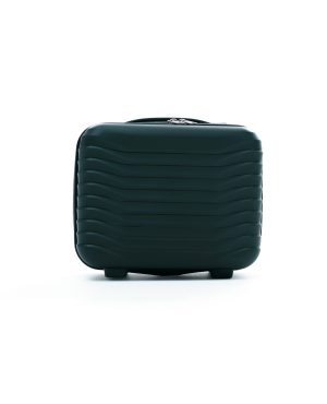 Бьюти кейс из полипропилена темно-серый вид спереди